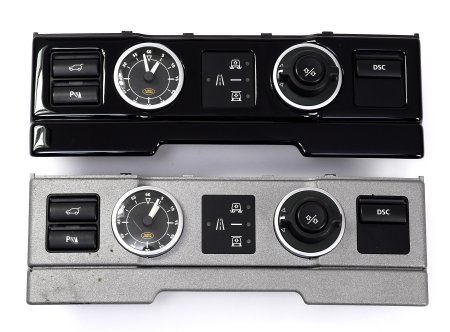 Clock Facia Panel - Piano Black - Click Image to Close